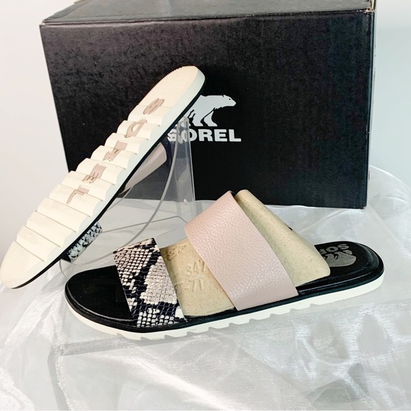 Sorel Women’s Ella ll Slide Sandals Mauve Vapor - Picture 5 of 6